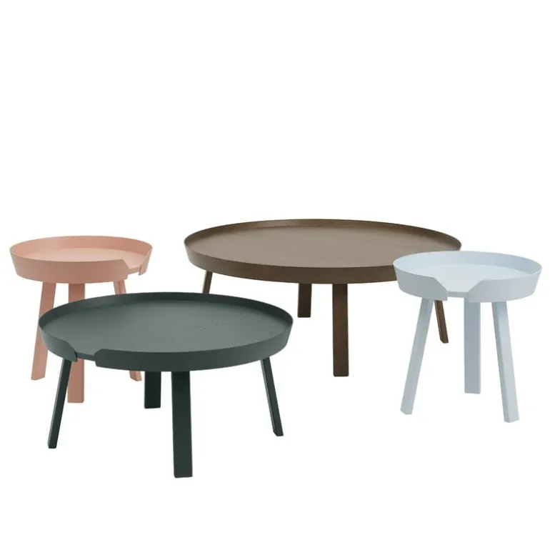 Muuto Around coffee table, small, light blue