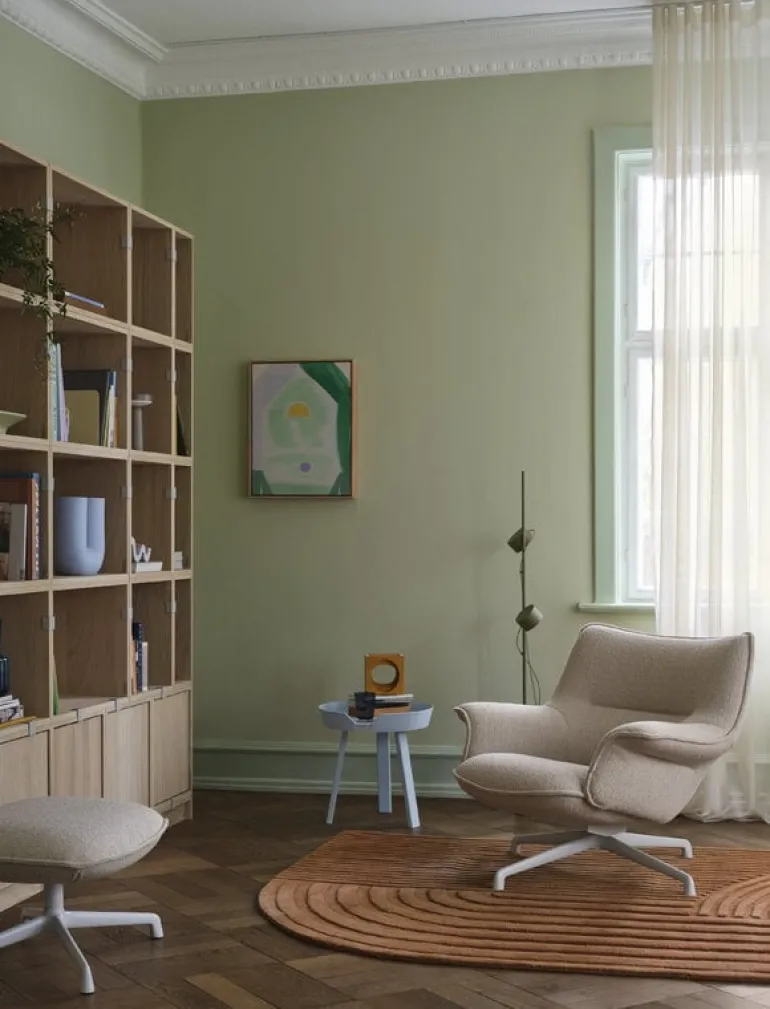 Muuto Around coffee table, small, light blue