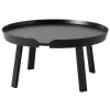 Muuto Around coffee table, large, black