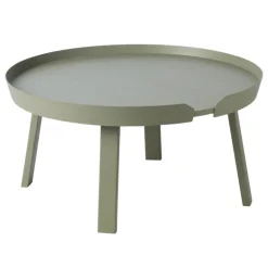 Muuto Around coffee table, large, dusty green