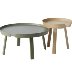 Muuto Around coffee table, large, dusty green