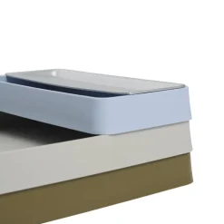 Muuto Arrange Desktop Series configuration 2, l. blue-grey-brown green