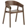 Muuto Cover armchair, stained dark brown