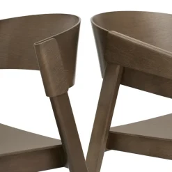 Muuto Cover armchair, stained dark brown