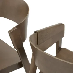 Muuto Cover armchair, stained dark brown