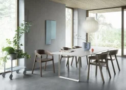 Muuto Cover armchair, stained dark brown