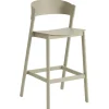 Muuto Cover bar chair, 75 cm, dark beige