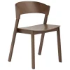 Muuto Cover side chair, stained dark brown