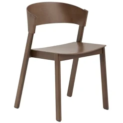 Muuto Cover side chair, stained dark brown