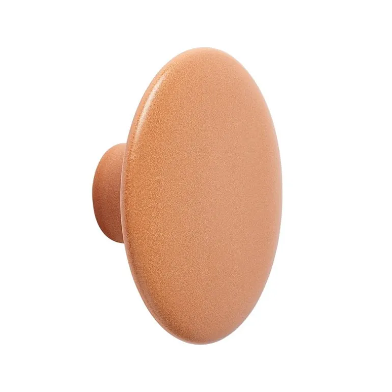 Muuto Dots Ceramic coat hook, burnt orange