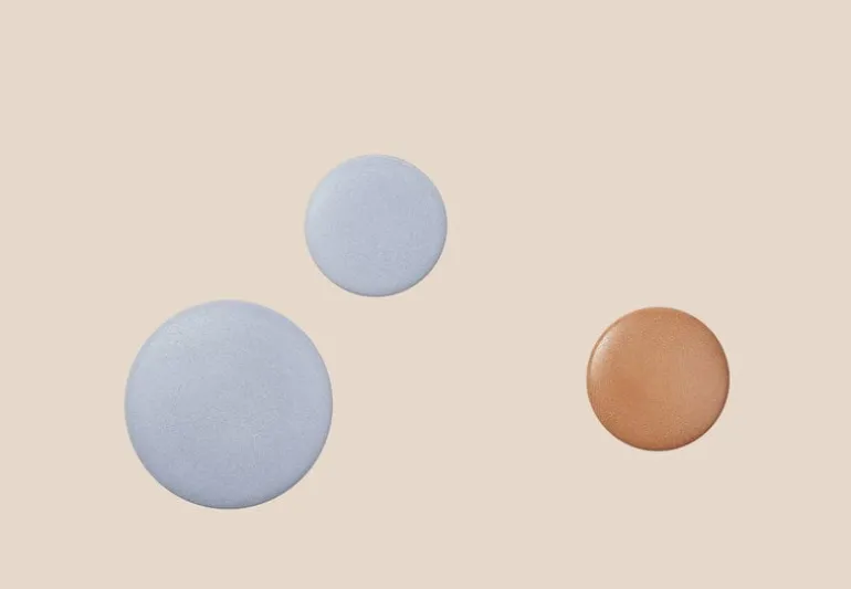 Muuto Dots Ceramic coat hook, burnt orange