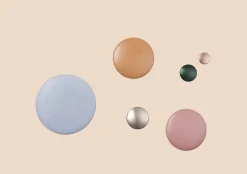 Muuto Dots Ceramic coat hook, light blue