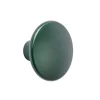 Muuto Dots Metal coat hook, dark green
