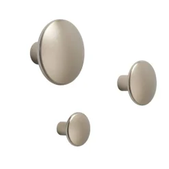 Muuto Dots Metal coat hook, taupe