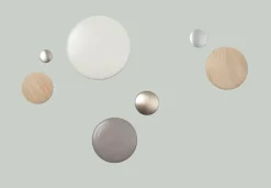 Muuto Dots Wood coat hook, dark grey