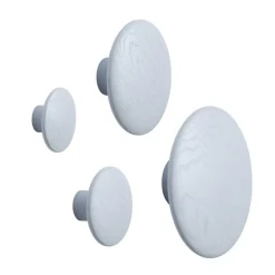 Muuto Dots Wood coat hook, light blue