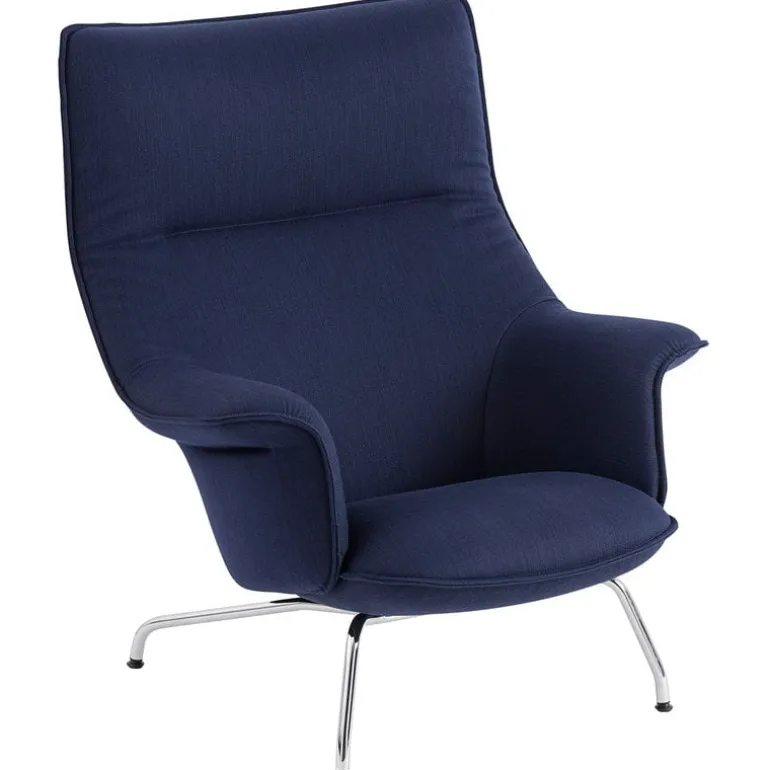 Muuto Doze lounge chair, Balder 782 - chrome