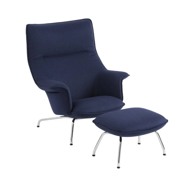 Muuto Doze lounge chair, Balder 782 - chrome