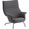 Muuto Doze lounge chair, Ocean 80 - anthracite