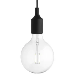 Muuto E27 LED pendant, black