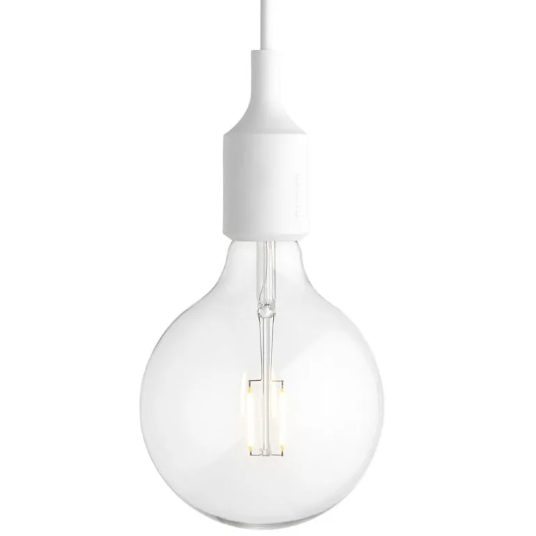 Muuto E27 LED pendant, white