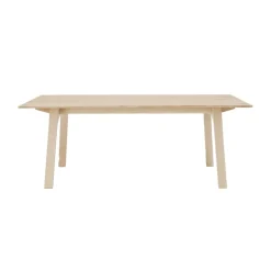 Muuto Earnest extendable table, 205 x 100 cm, oiled oak