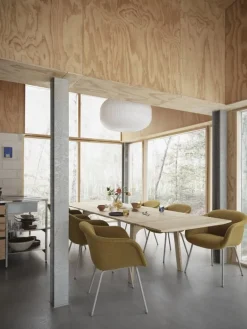 Muuto Earnest extendable table, 205 x 100 cm, oiled oak