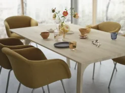 Muuto Earnest extendable table, 205 x 100 cm, oiled oak