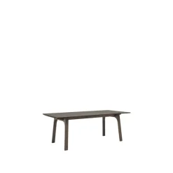 Muuto Earnest extendable table, 205 x 100 cm, dark oiled oak