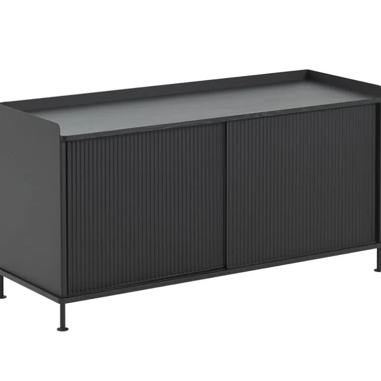 Muuto Enfold sideboard, 124 cm, low, black