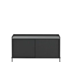 Muuto Enfold sideboard, 124 cm, low, black