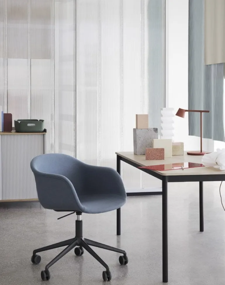 Muuto Enfold sideboard, 100 cm, high, oak - grey