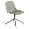 Muuto Fiber side chair, swivel base, grey