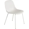 Muuto Fiber side chair, tube base, white