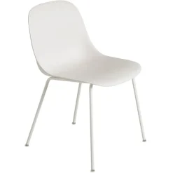 Muuto Fiber side chair, tube base, white