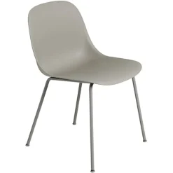 Muuto Fiber side chair, tube base, grey