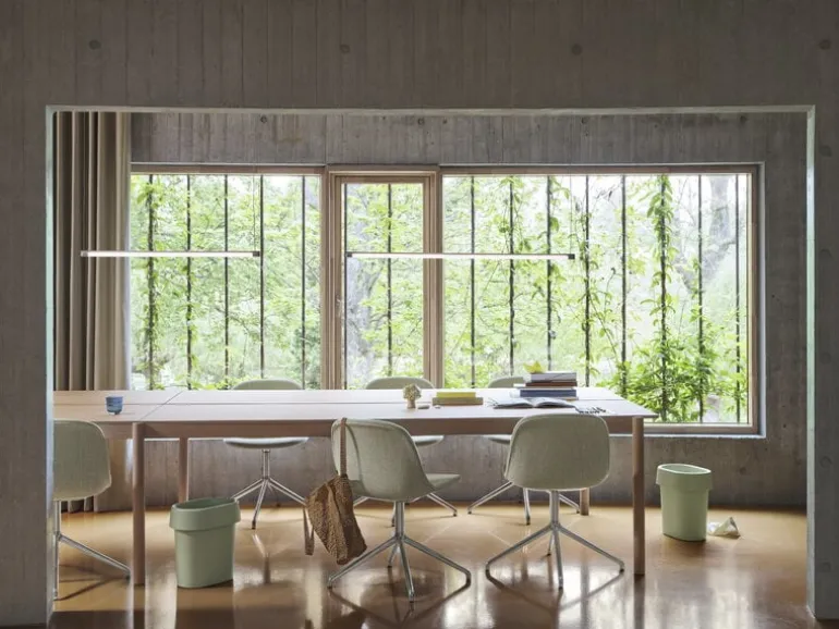 Muuto Fine suspension lamp, 120 cm, grey