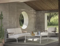 Muuto Flow coffee table, 95 x 95,5 cm, grey