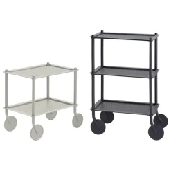 Muuto Flow trolley, 3-layer, blue-grey