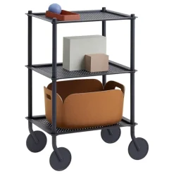Muuto Flow trolley, 3-layer, blue-grey