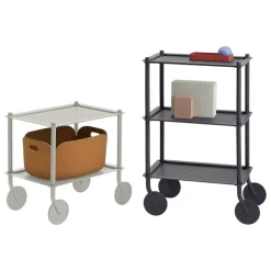 Muuto Flow trolley, 3-layer, blue-grey