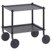 Muuto Flow trolley, 2-layer, blue-grey