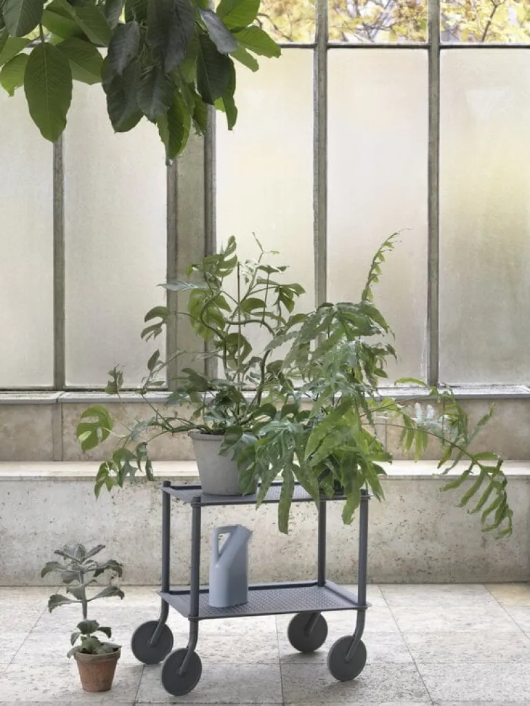 Muuto Flow trolley, 2-layer, blue-grey