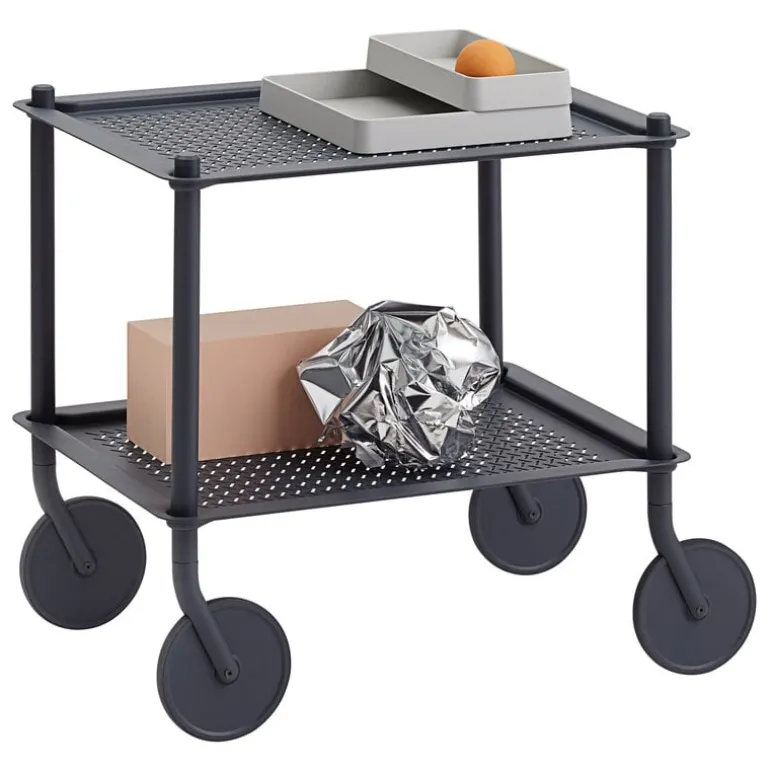 Muuto Flow trolley, 2-layer, blue-grey