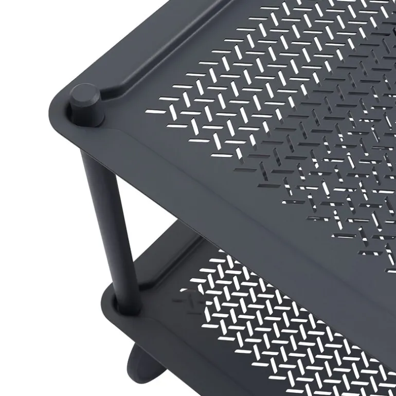 Muuto Flow trolley, 2-layer, blue-grey