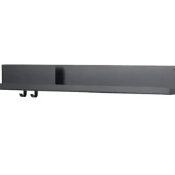 Muuto Folded shelf, black, large