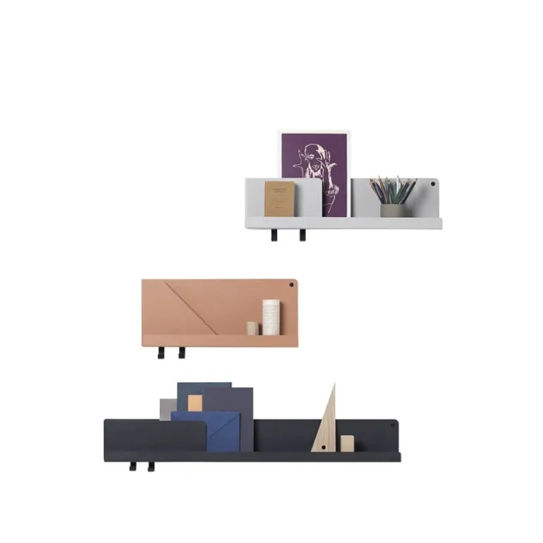 Muuto Folded shelf, black, large