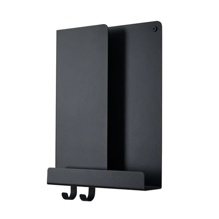 Muuto Folded shelf, black, vertical