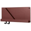 Muuto Folded shelf, deep red, small