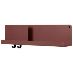 Muuto Folded shelf, deep red, medium